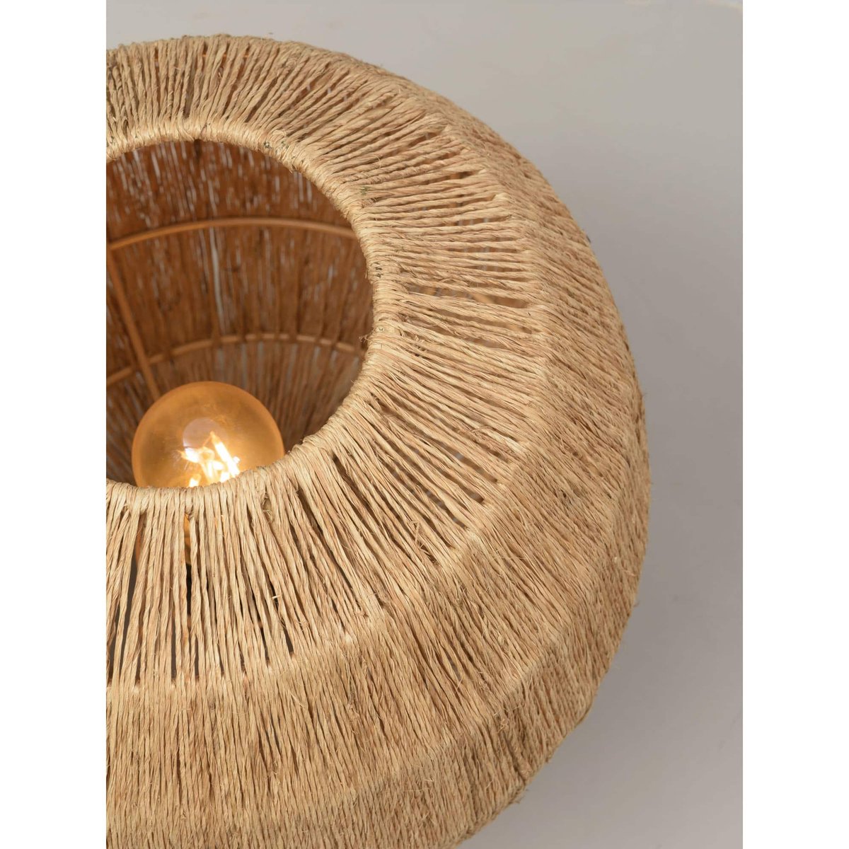 Lampe À Poser Jute IGUAZU naturel, GOOD & MOJO