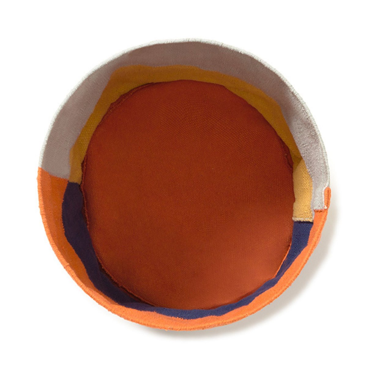 Grille de couleurs du panier LESS IS MORE naturel, terracotta, bleu baleine, bleu marine, miel foncé, LORENA CANALS