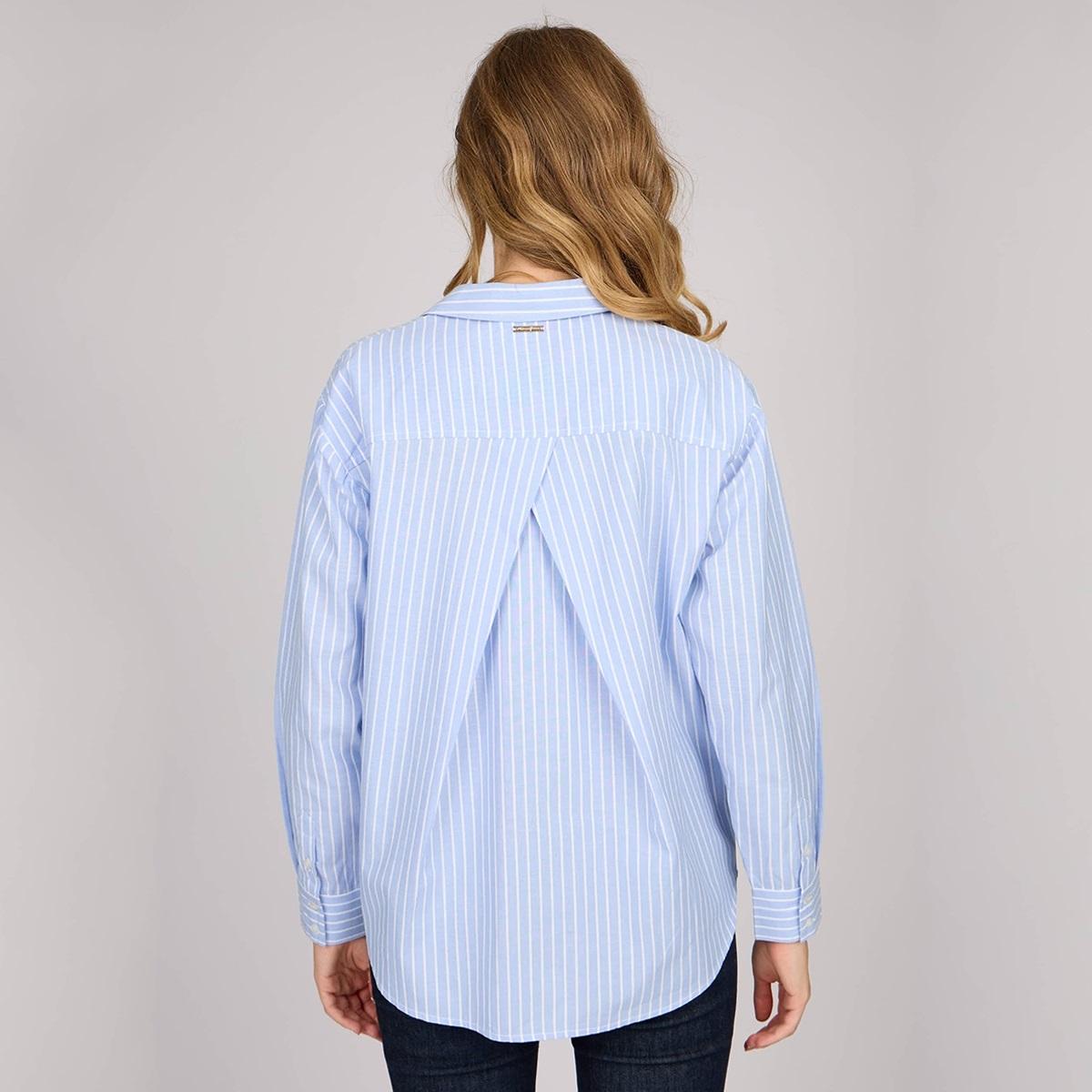 Chemise Cassie bleu ciel, MISE AU GREEN