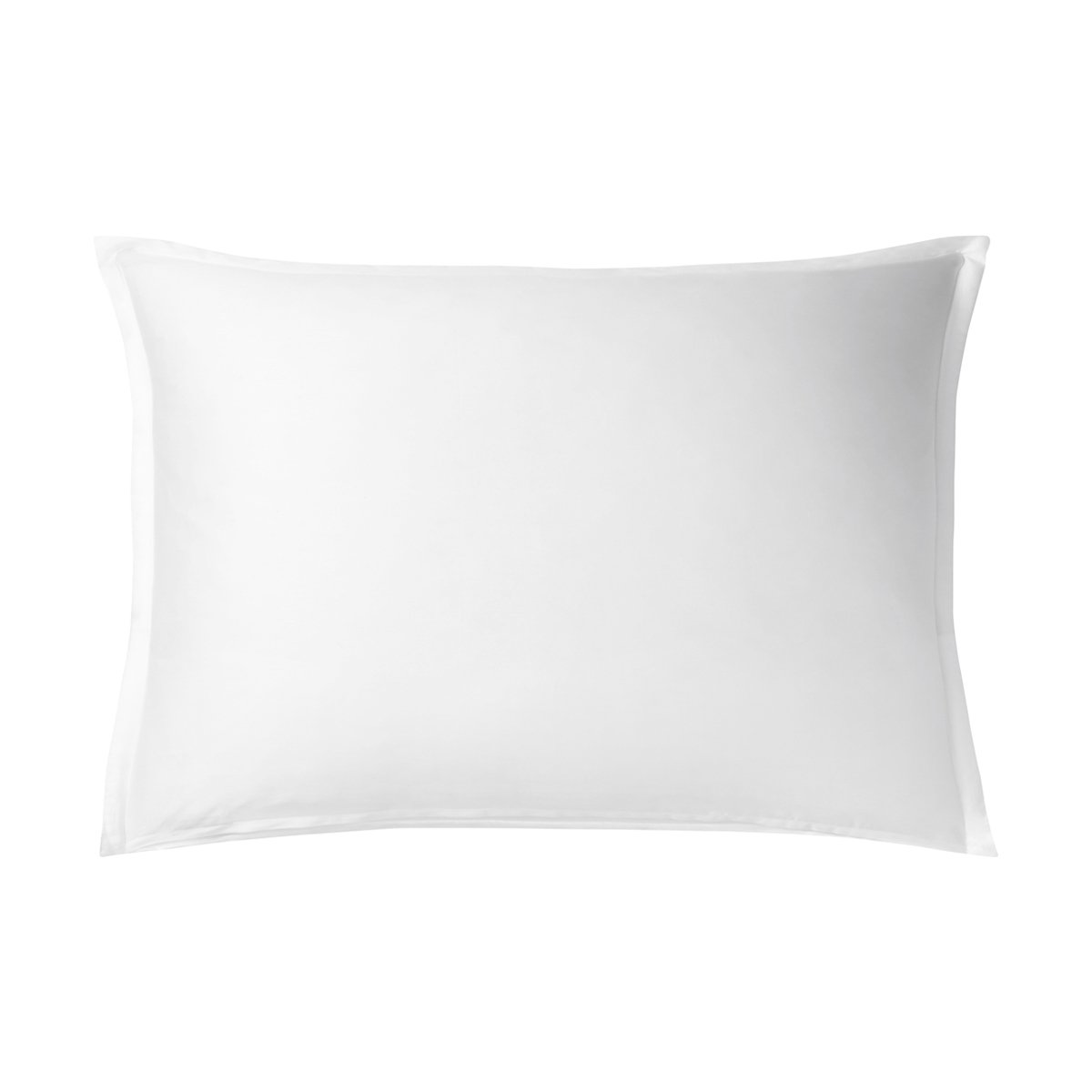 Taie d'oreiller imprimée en satin de coton bio, AMAZONE blanc, ALEXANDRE TURPAULT
