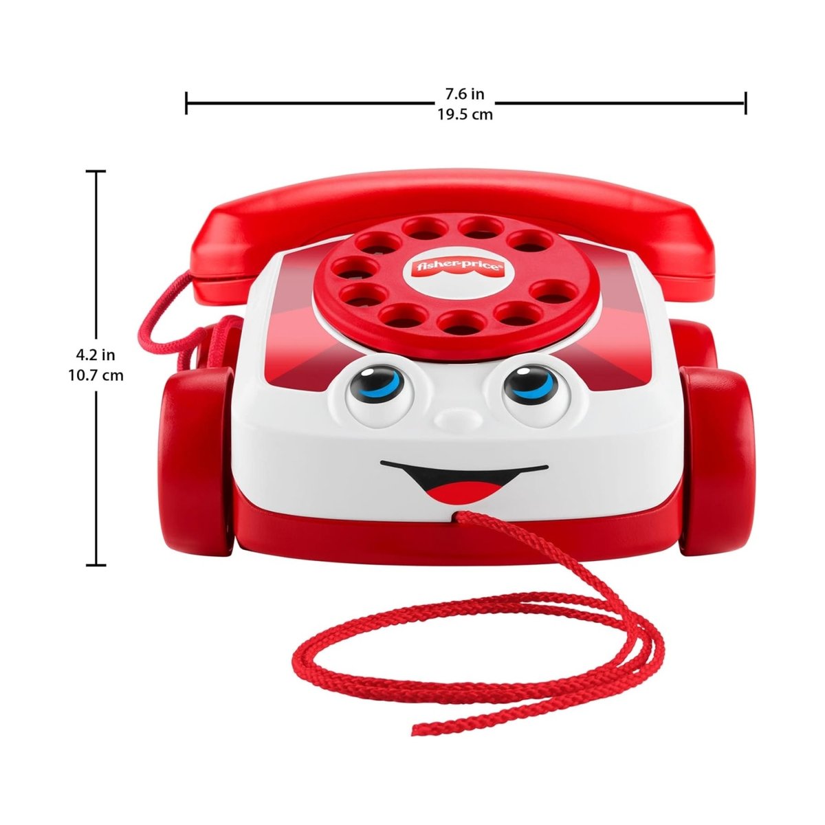 Téléphone animé Rouge pour bébé rouge, MATTEL