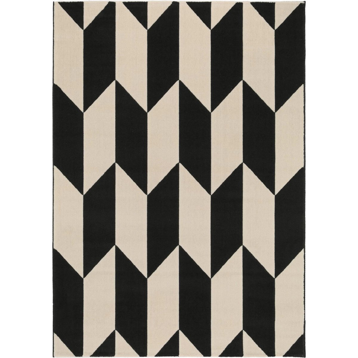 Tapis DESSERT noir/blanc, BENUTA