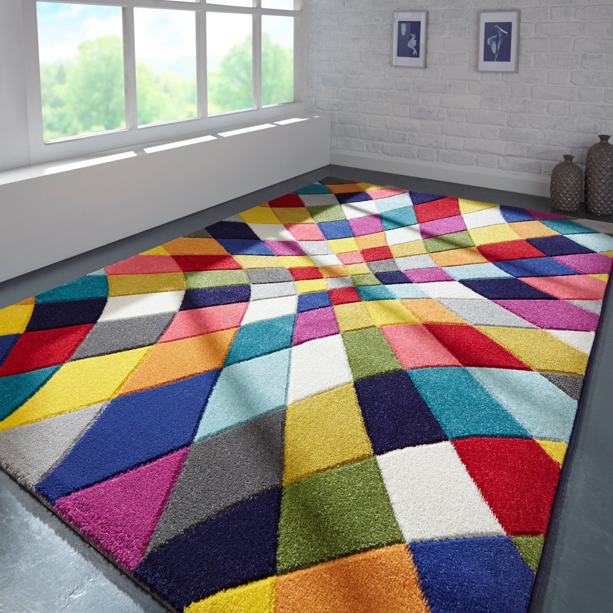 Tapis RHUMBA multicolore, FLAIR RUGS