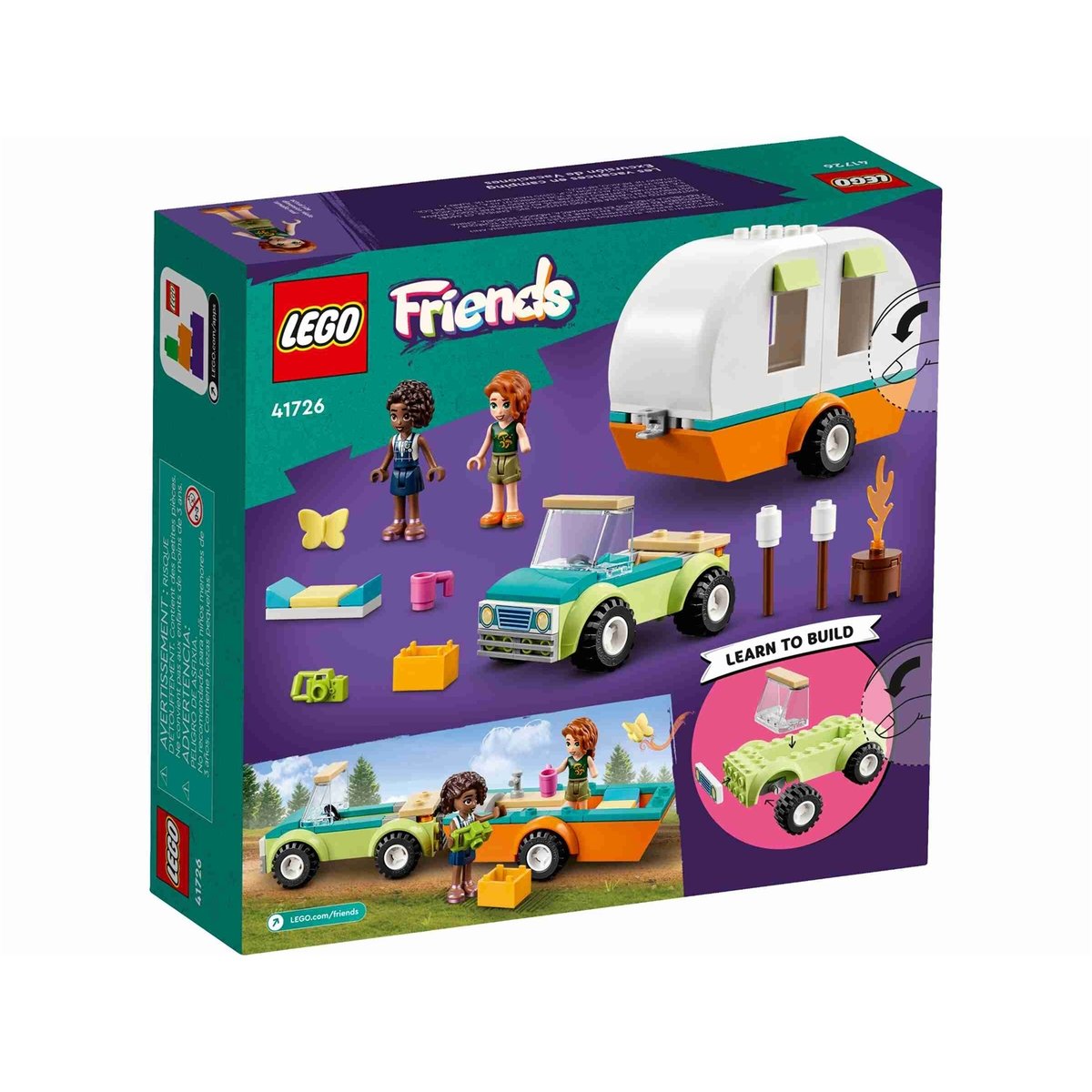 Friends Les vacances en caravane multicolore, LEGO