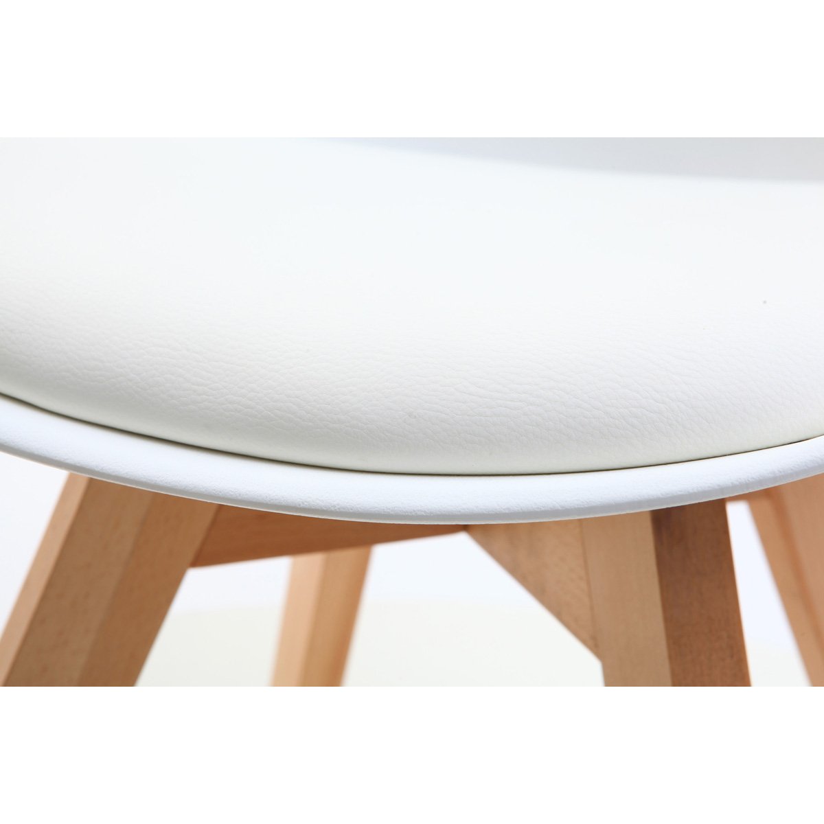 Chaises scandinaves (lot de 4) PAULINE blanc, MILIBOO