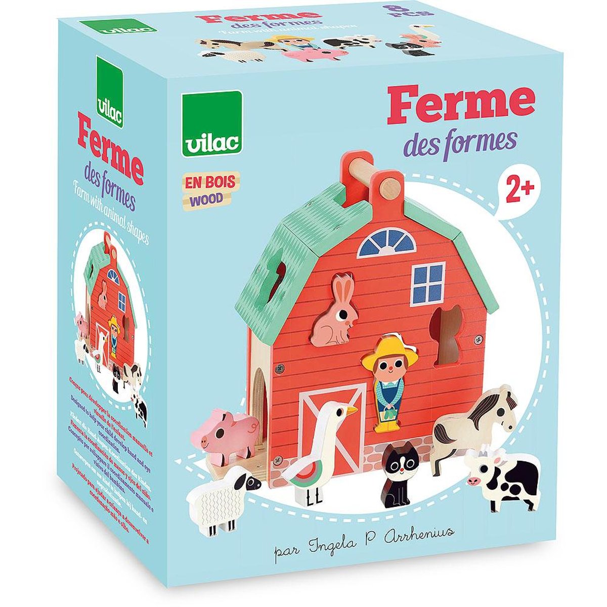 Ferme des formes Ingela P. Arrhenius rouge, VILAC