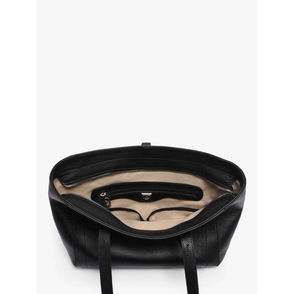 sac porté épaule Altesse cuir noir, ETRIER