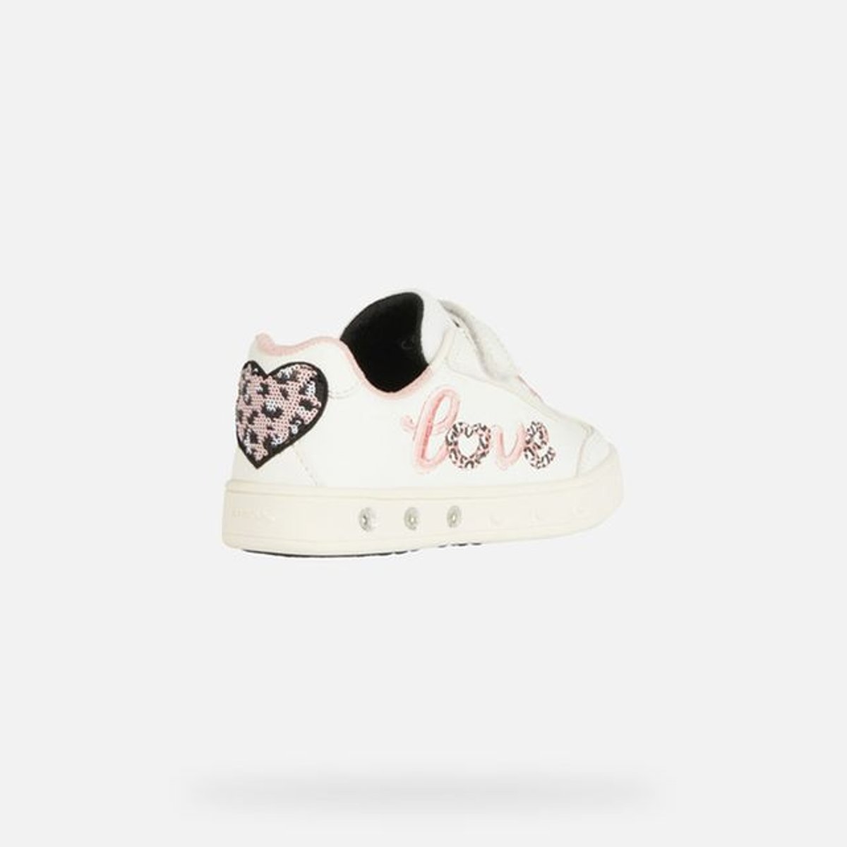 Baskets  J SKYLIN blanc/rose clair, GEOX