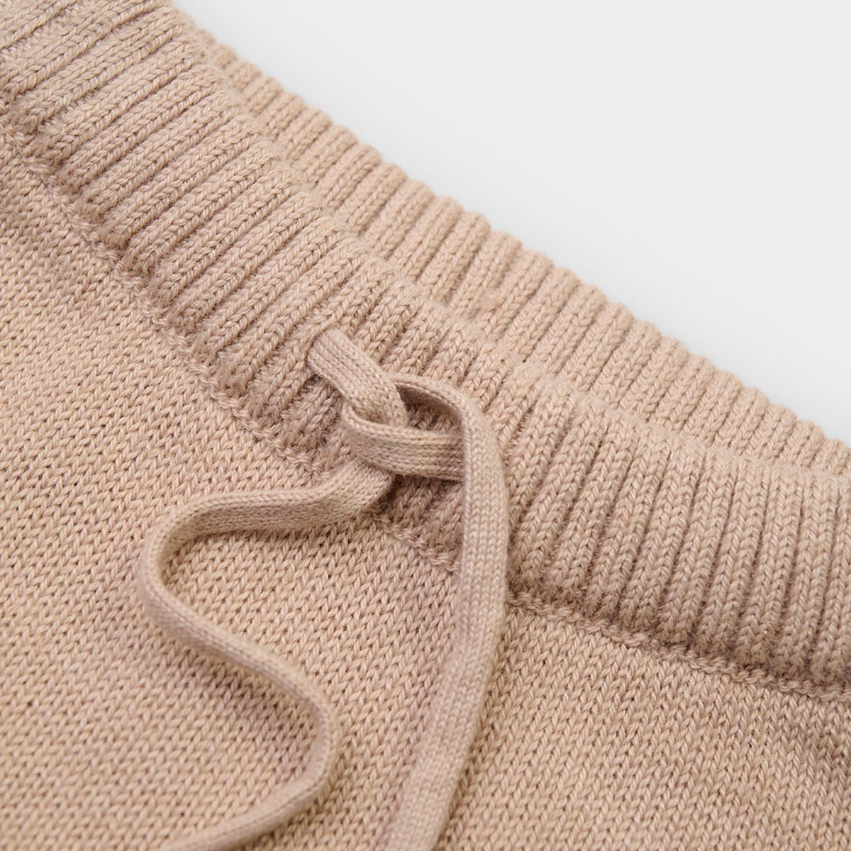 Pantalon bébé garçon avec cordon beige, BOBOLI