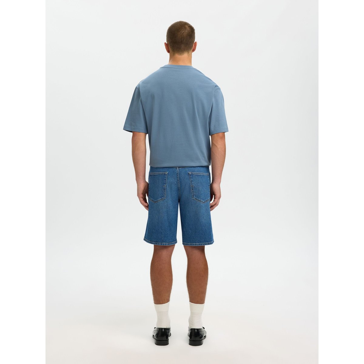 Shorts En Jean medium blue denim, SELECTED