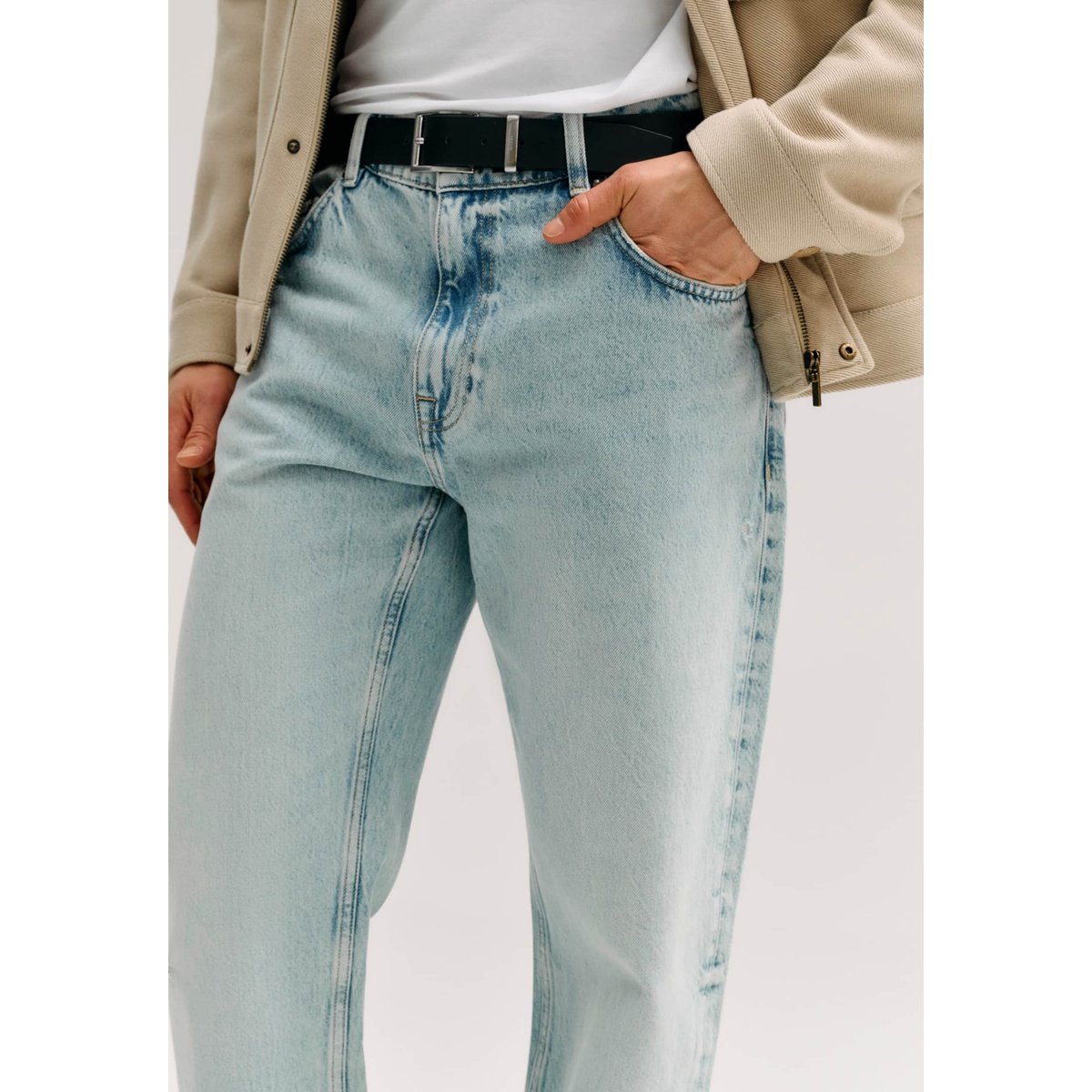 Jean Damon Straight bleu clair, GUESS