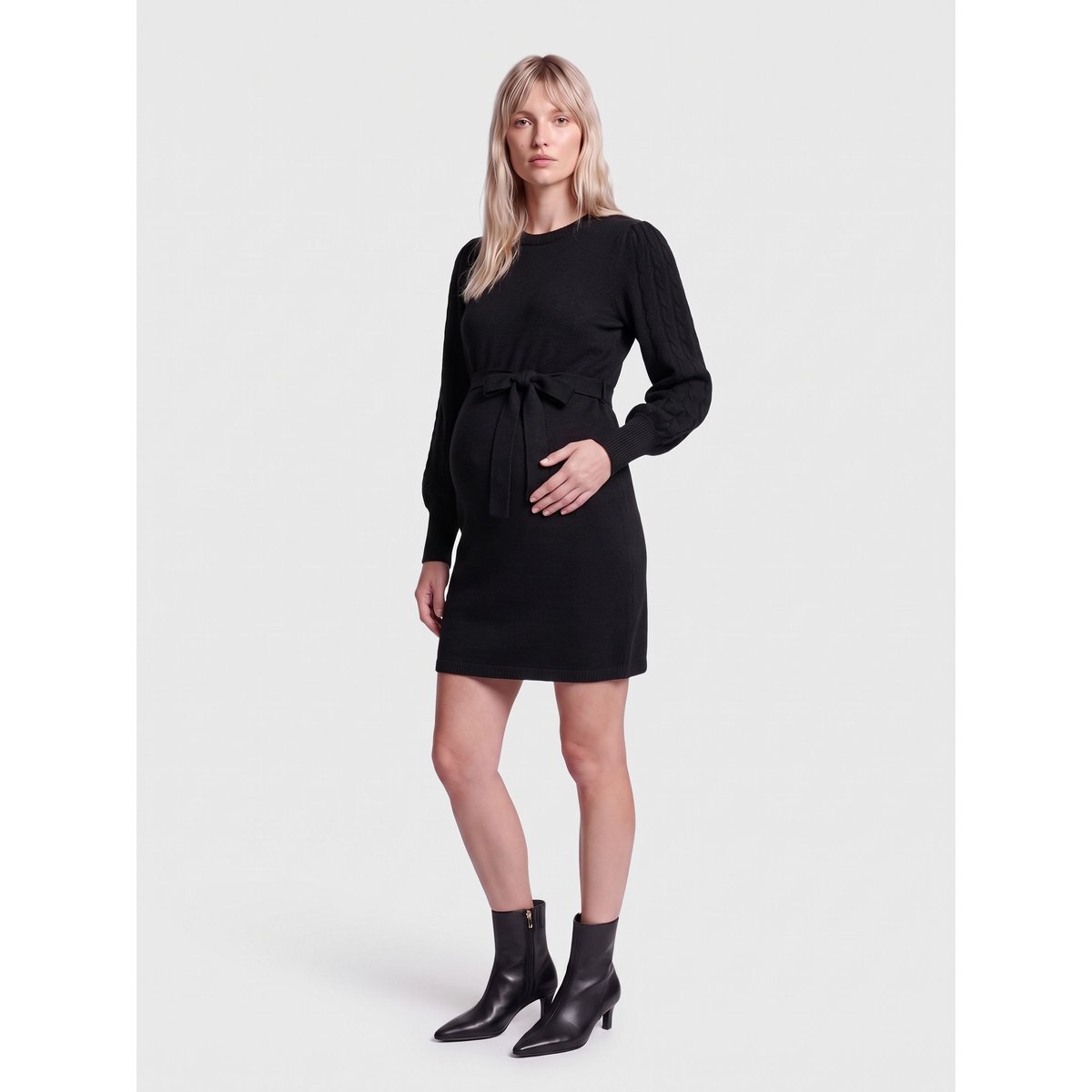 Robe En Maille noire - black, ONLY
