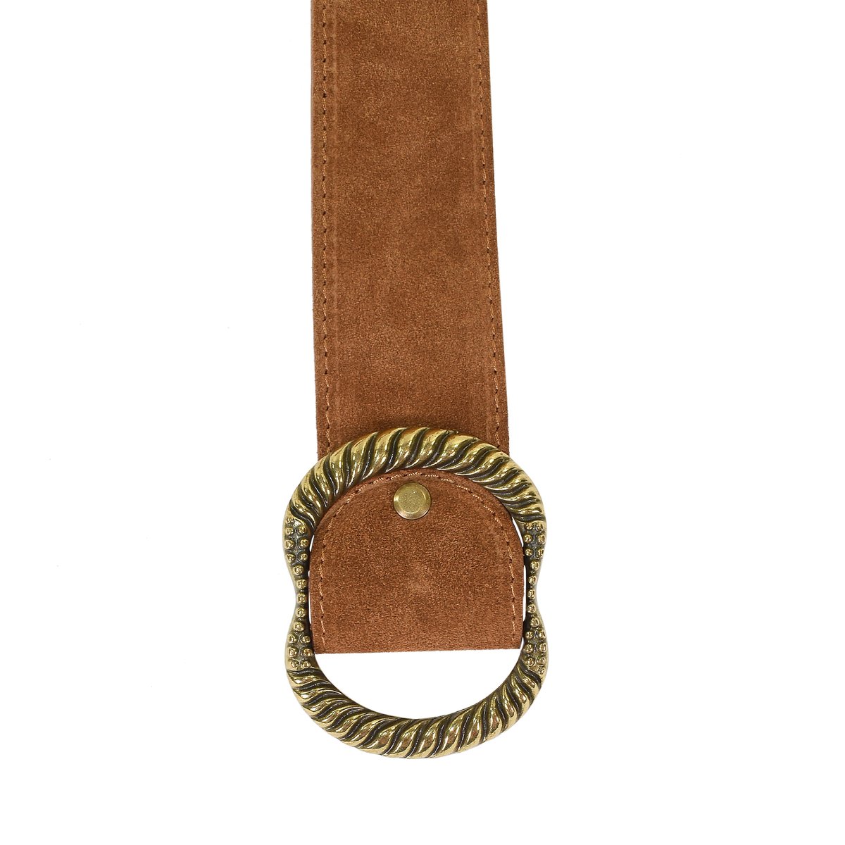 Ceinture Cuir Clotaire Avec Pochette Cadeaux camel, EMILIE KARSTON