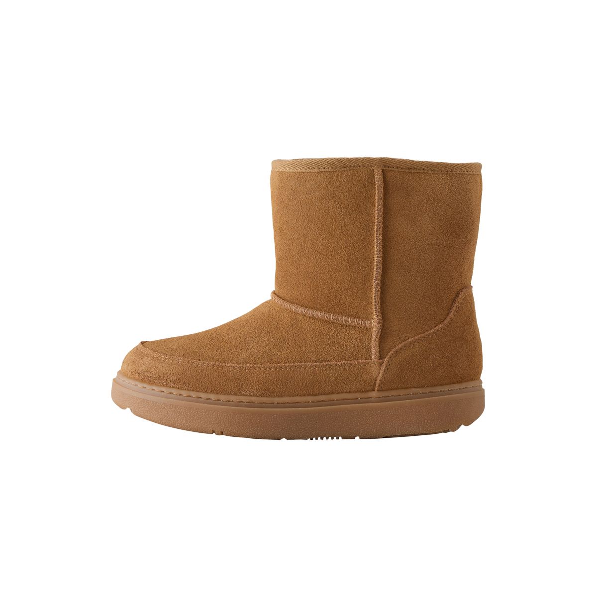 Bottines hydrofuges en daim marron fauve, NEXT