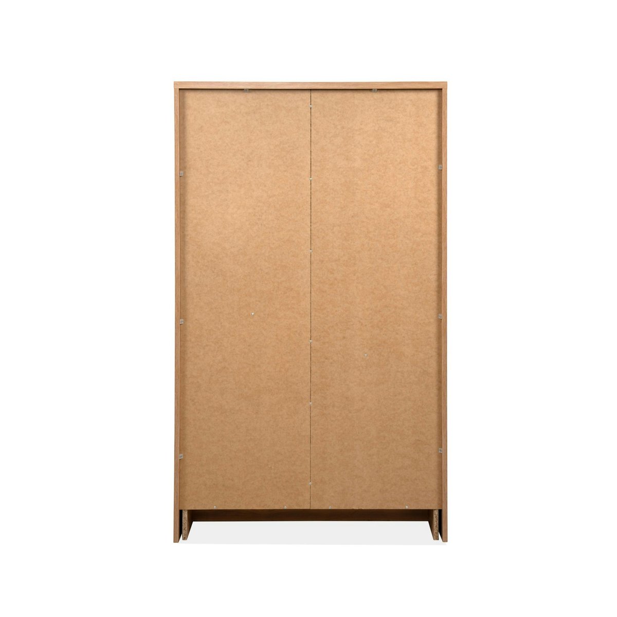 Buffet haut effet bois 2 portes 2 tiroirs ALVA bois naturel, PIER IMPORT