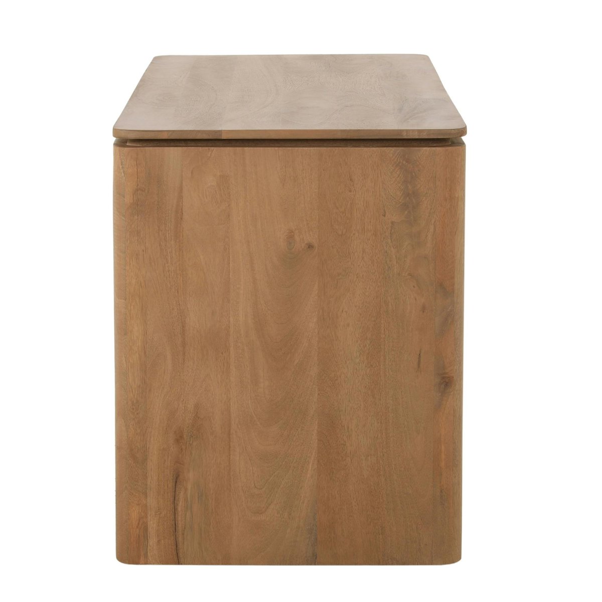 Bureau en bois massif de manguier 130 cm KASO bois naturel, PIER IMPORT