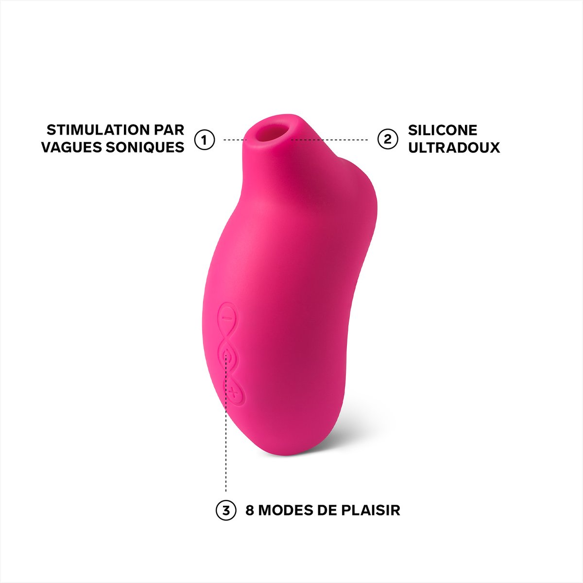 Stimulateur Clitoridien Sonique, SONA cerise, LELO