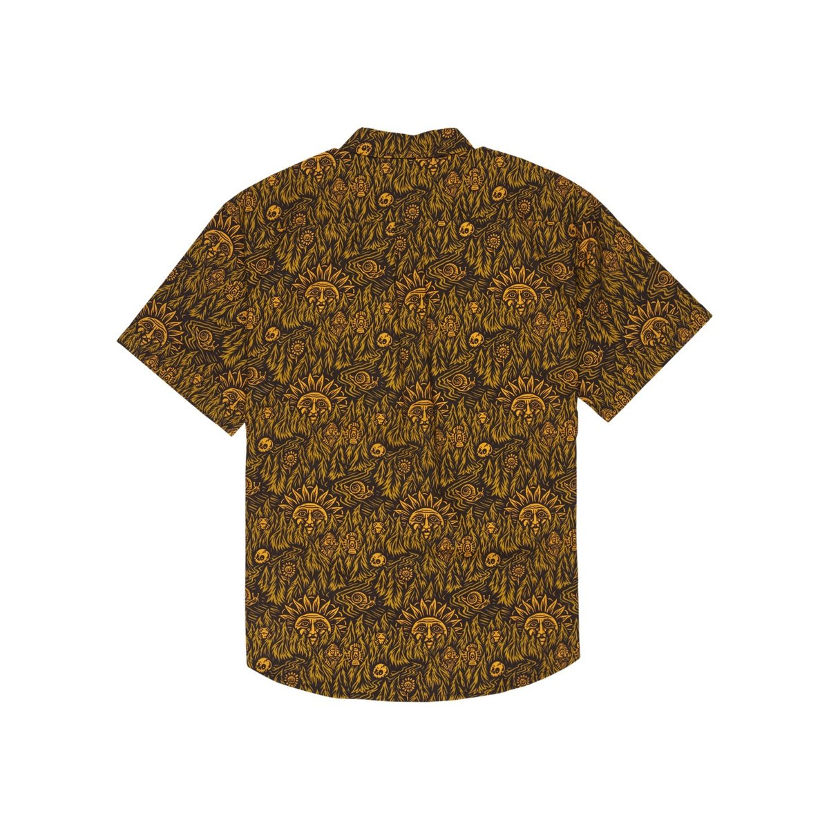 Chemise manches courtes TIMBER REGULAR CLASSIC PRINTED noir find the light, ELEMENT