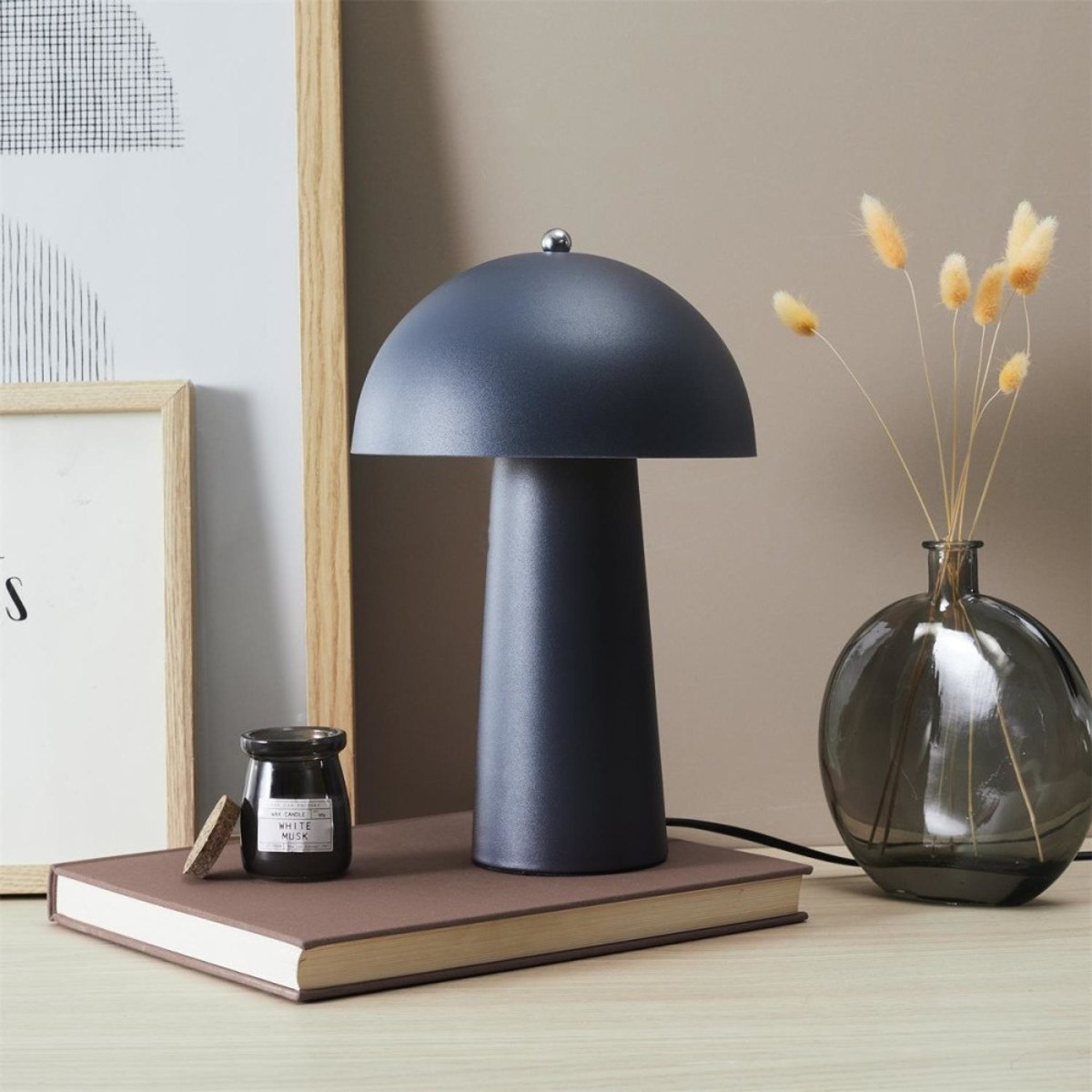 Lampe à Poser Champignon Gris gris, DECORATIE