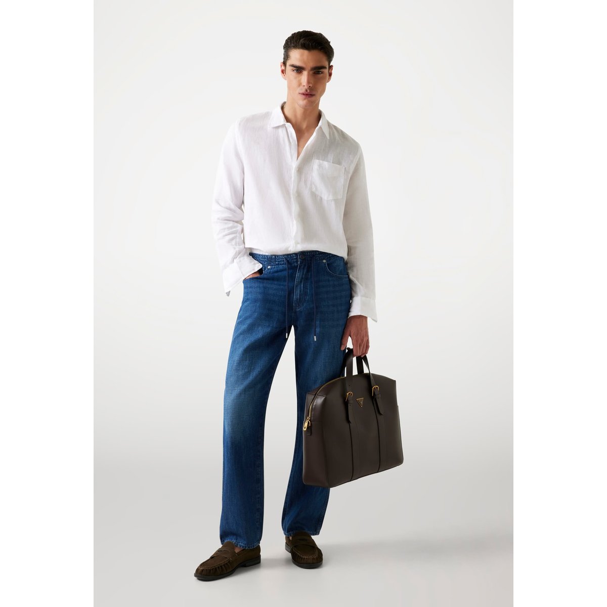Jogger Lin Mélangé bleu, GUESS