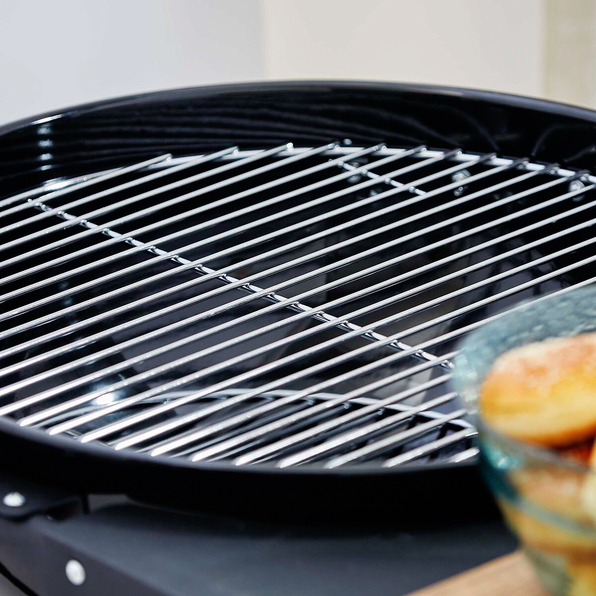 Kettle Grill with Side Table black, TOWER