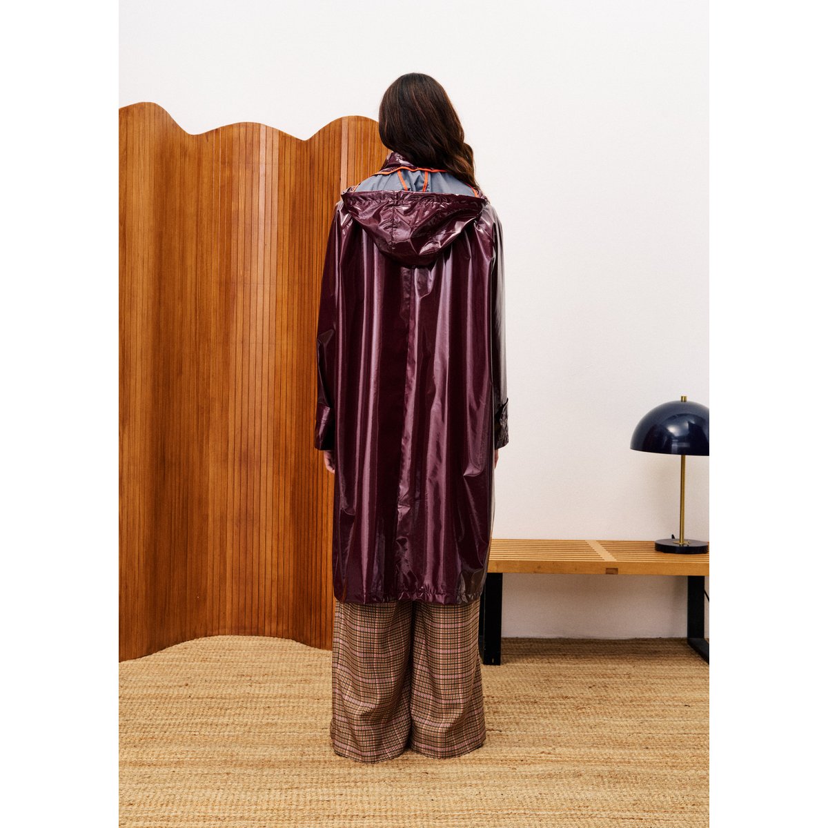 Parka col roulé WEIL bordeaux, FRNCH