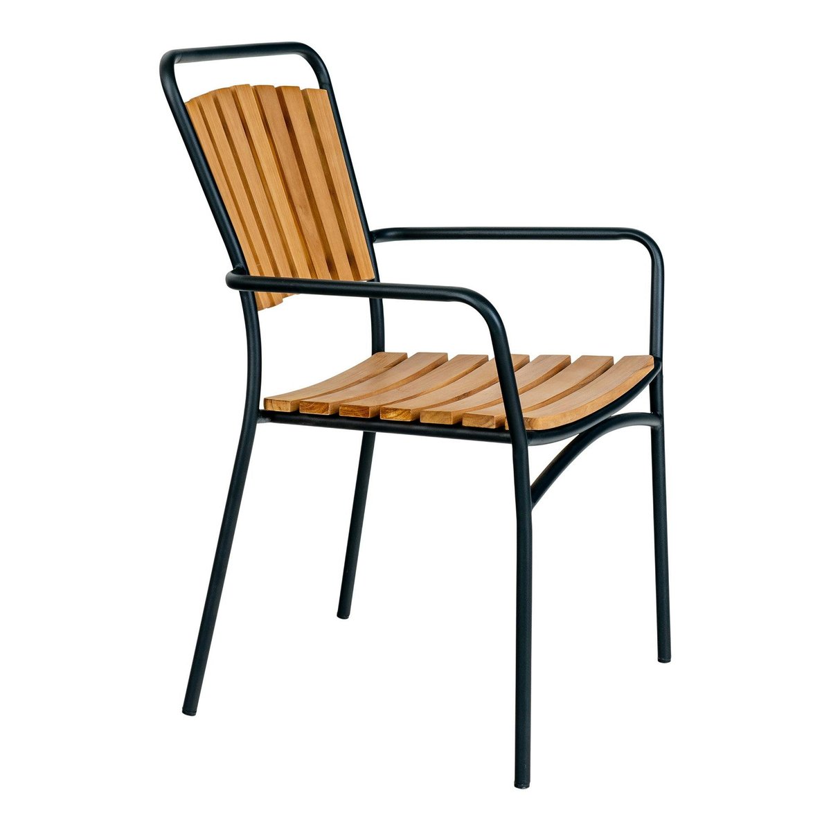 Chaise intérieur / extérieur en teck (lot de 2) LAKEWOOD bois naturel, PIER IMPORT