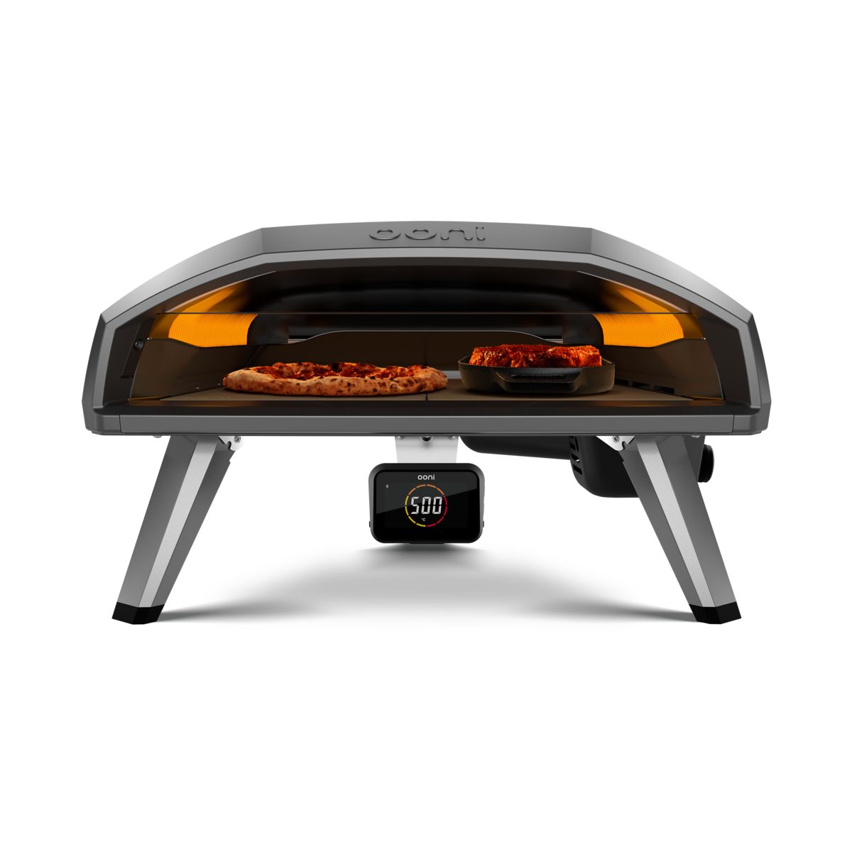 Four à pizza gaz Koda 2 Pro noir pizza 45 cm, préchauffage 30 min, de 160 à 500°C couleur unique, OONI