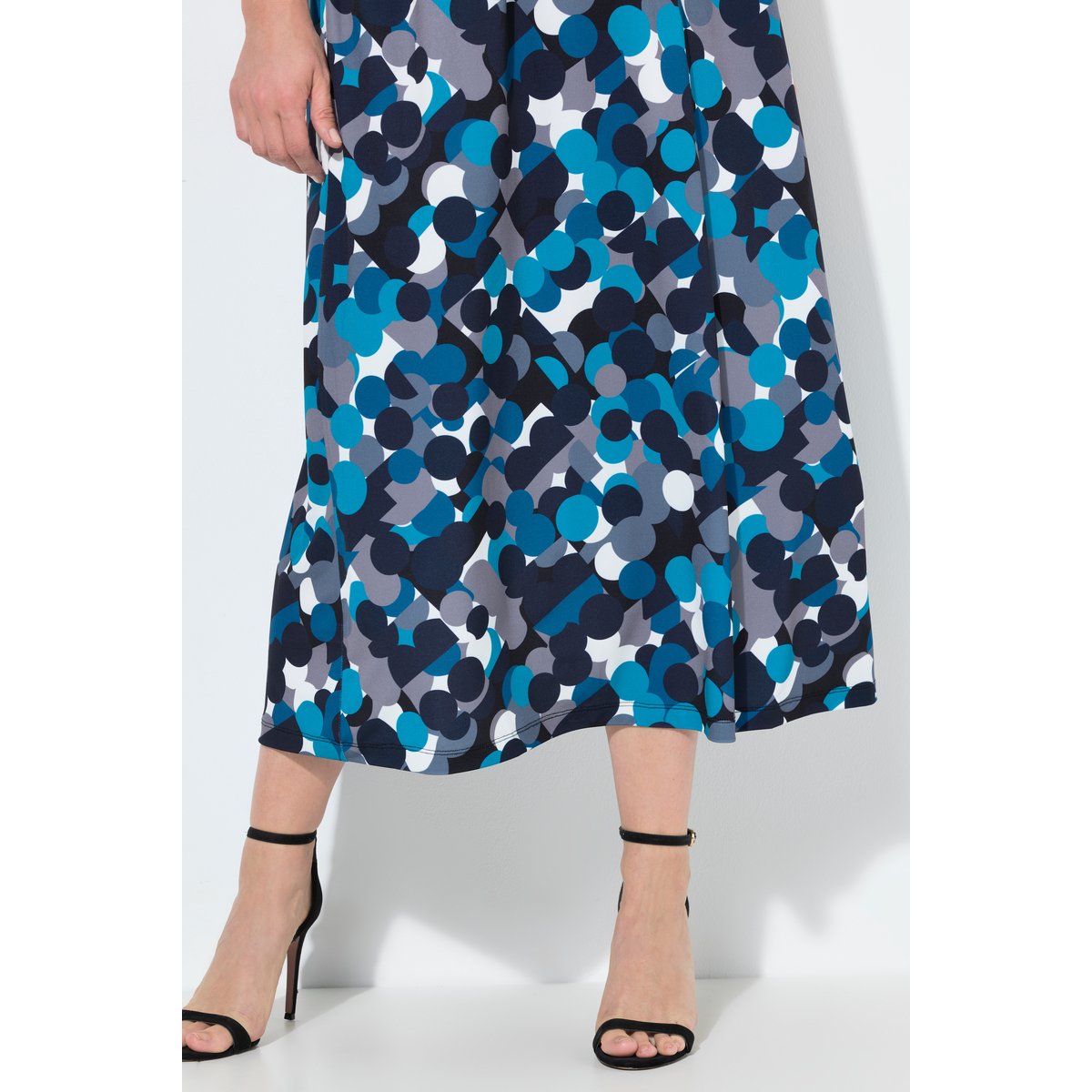 Robe en jersey noir, ULLA POPKEN