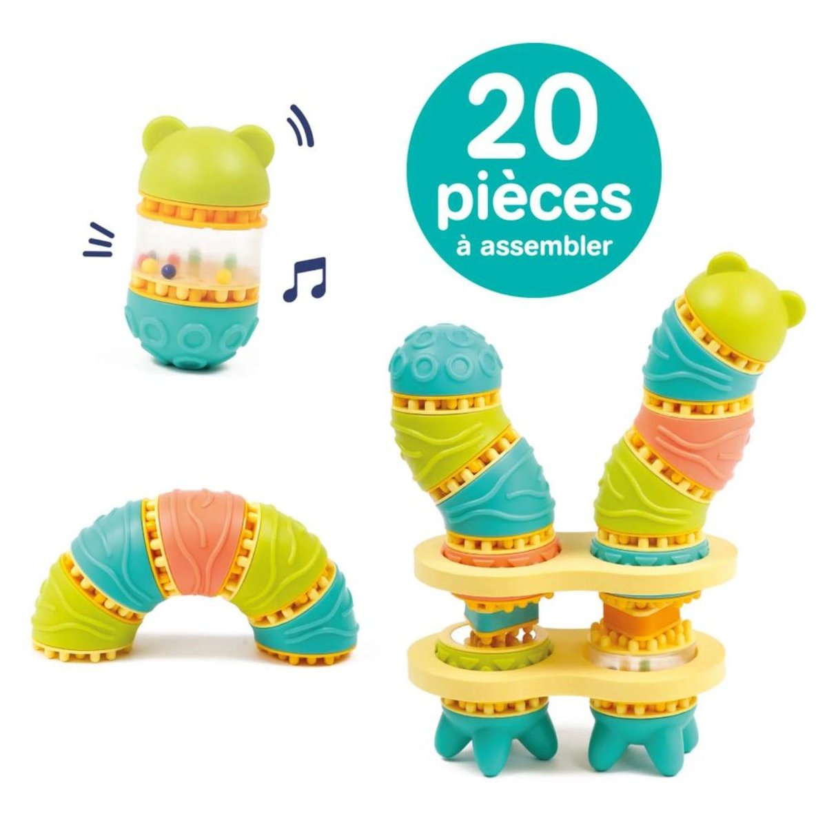 Jeu d'éveil picotin starter pack multicolore, LUDI
