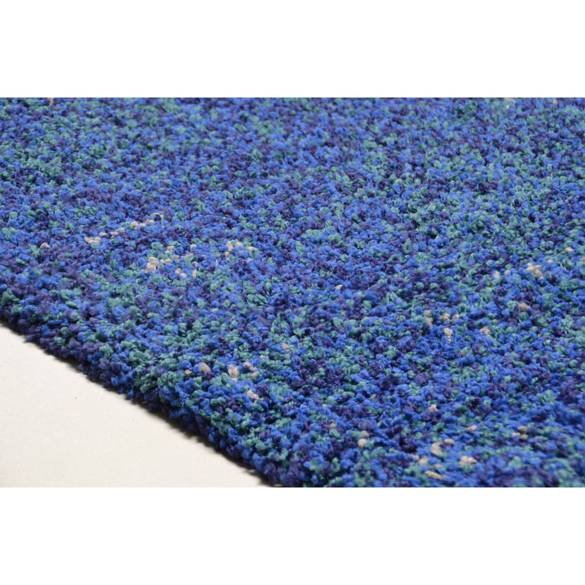 Tapis Color Shag tissé, épais bleu, THEKO