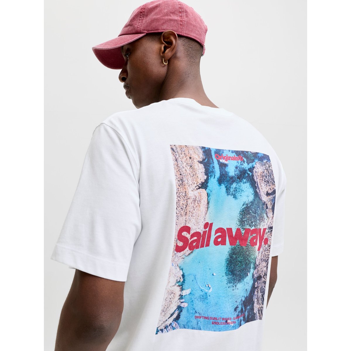 T-Shirt bright white, JACK & JONES