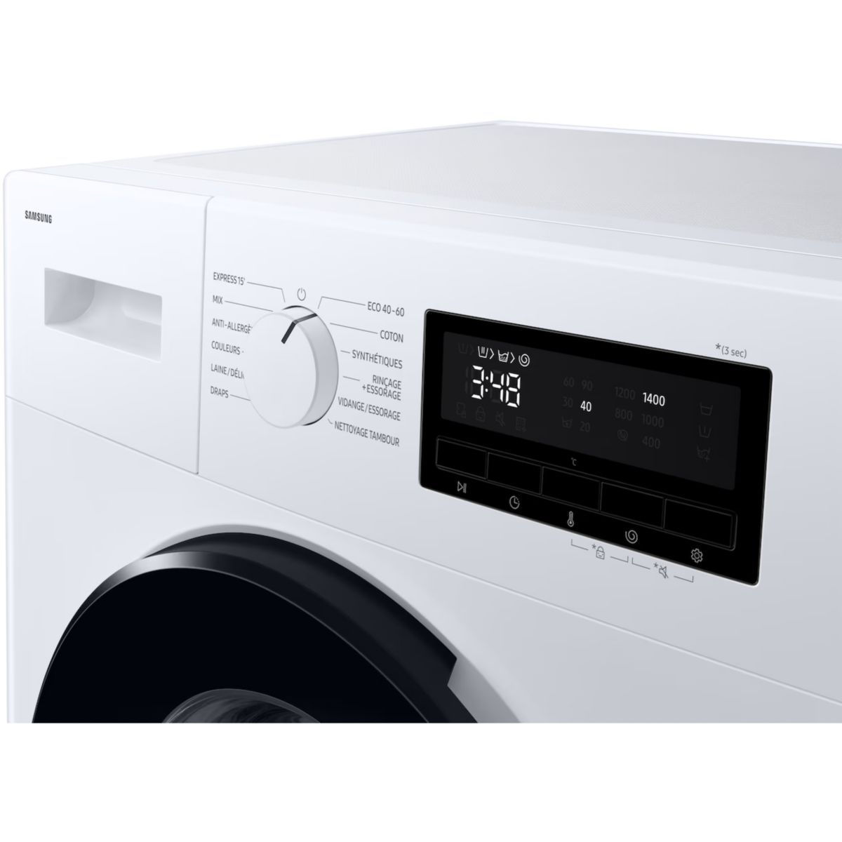 Lave linge compact WW80FG3M05AW blanc, SAMSUNG