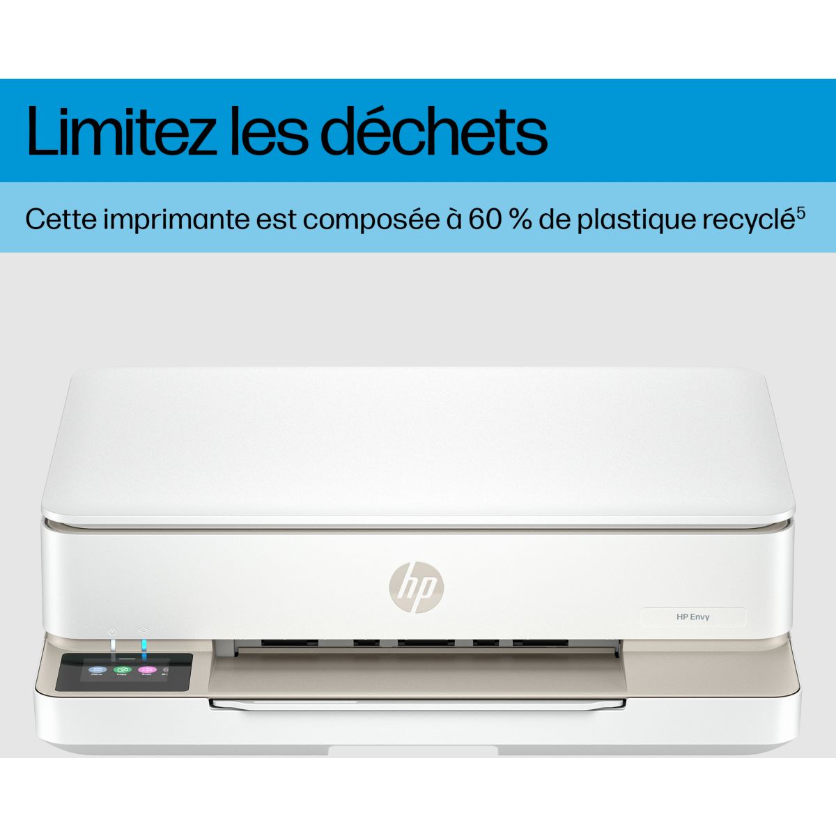 Imprimante jet d'encre Envy 6132e/6120e éligible Instant Ink couleur unique, HP