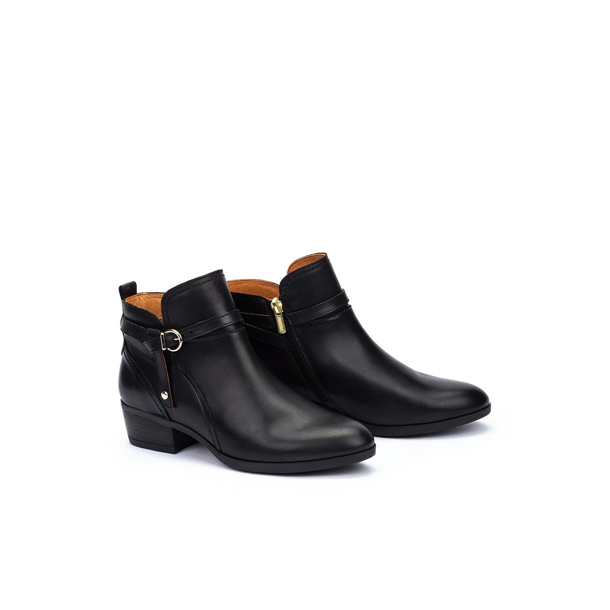 Bottines à talon cuir Daroca black, PIKOLINOS