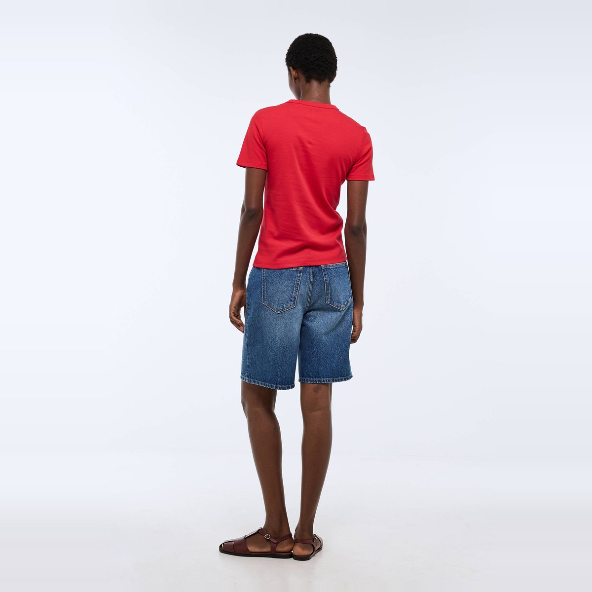 Short en denim stone denim, MONOPRIX