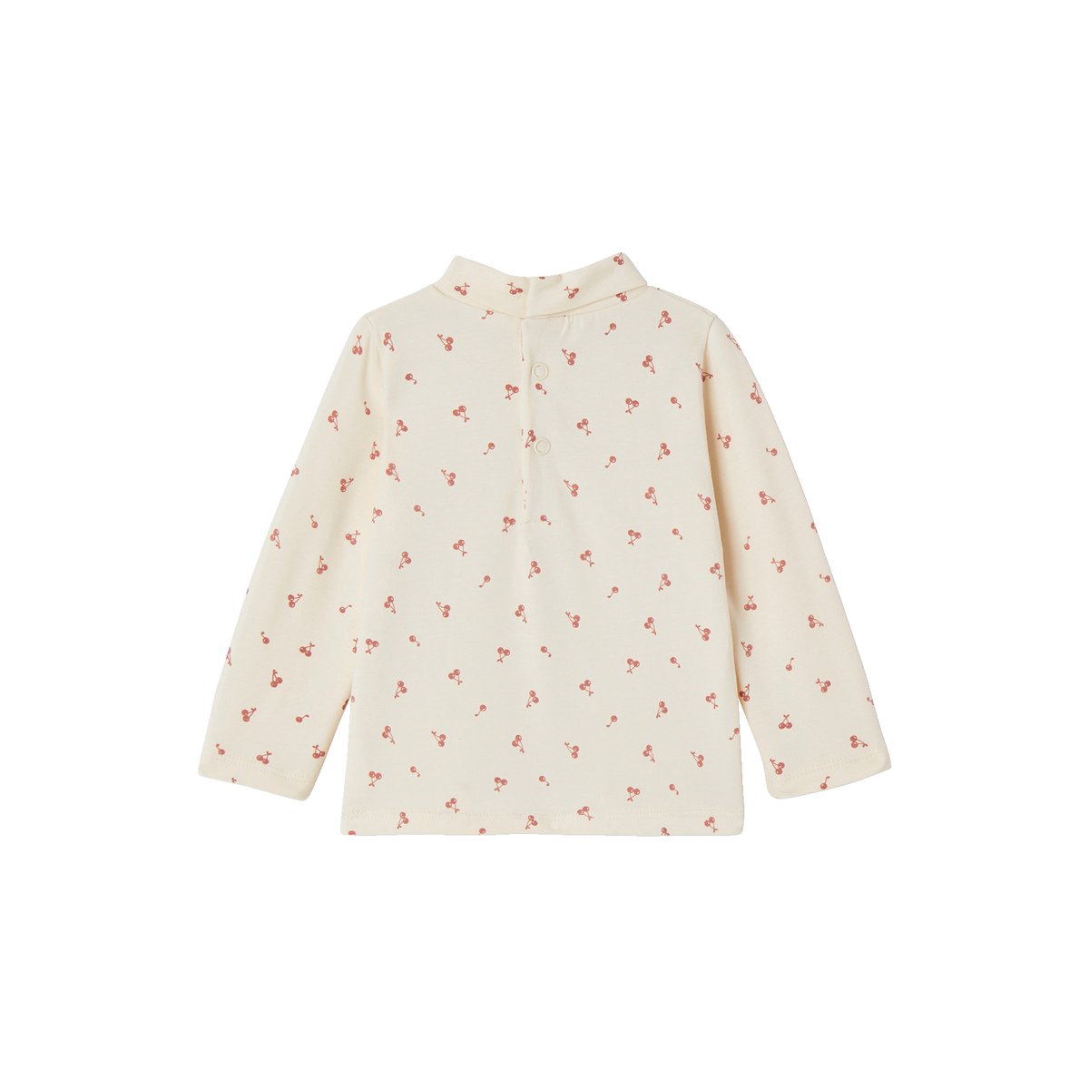 Lot de 2 t-shirts col roulé rose pâle, VERTBAUDET