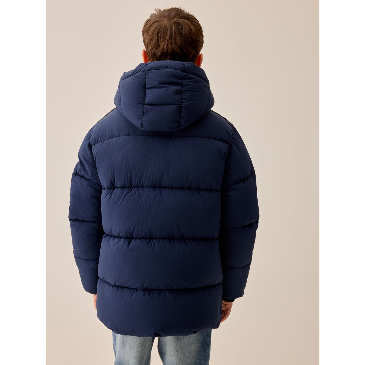 Manteau matelassé style militaire bleu marine, NEXT