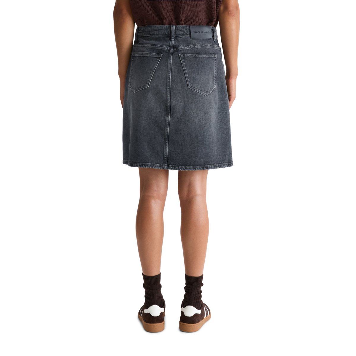 Jupe en jean regular avec CIRCULOSE gris, MARC O'POLO