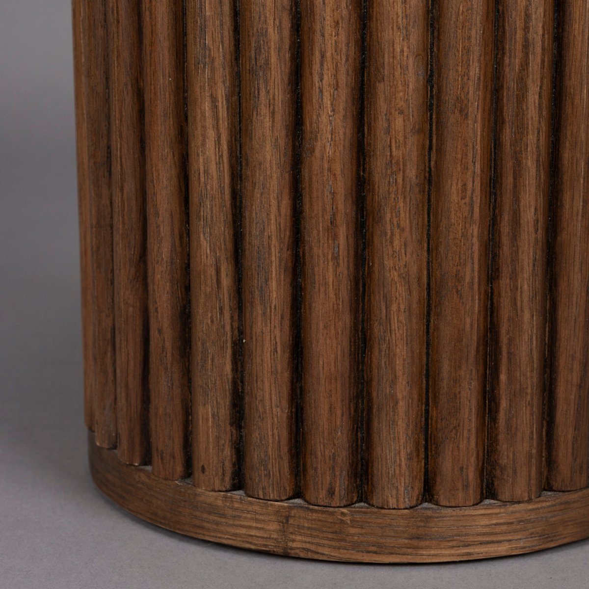 Table d'appoint ronde en bois ø35cm - Arda bois foncé, DUTCHBONE