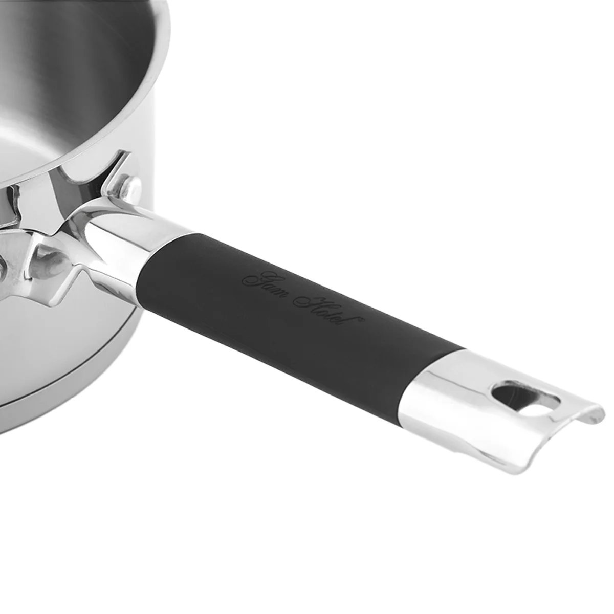 Set de 5 casseroles en inox 18/8 (12,14,16,18,20 cm) - Classique argenté, GAM HOTEL