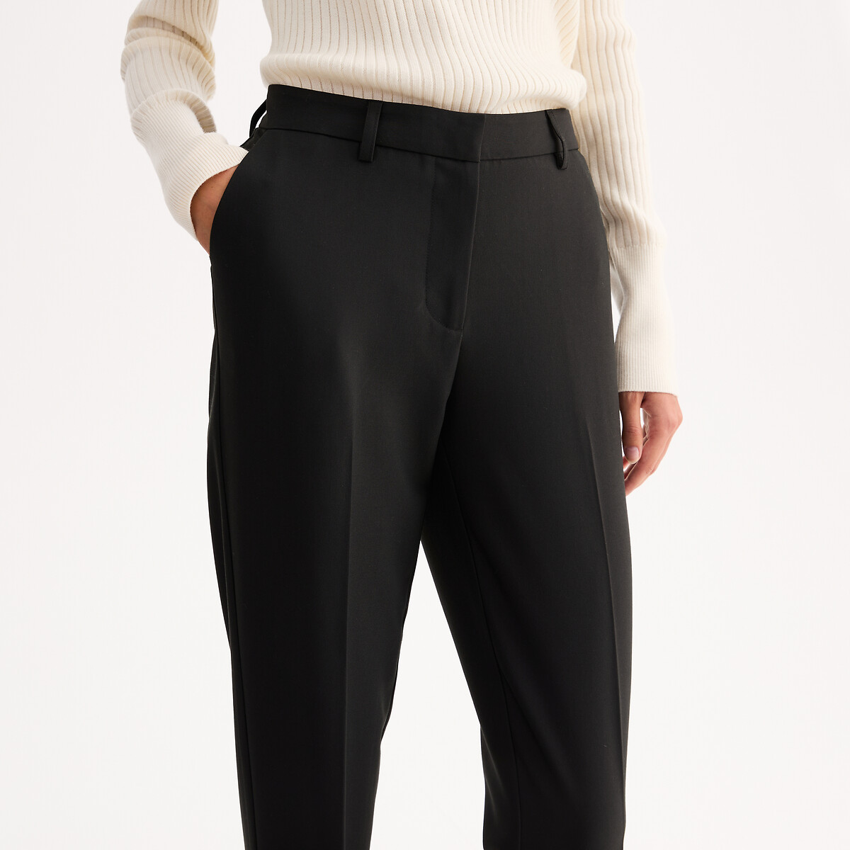 Tapered Trousers black, ANNE WEYBURN