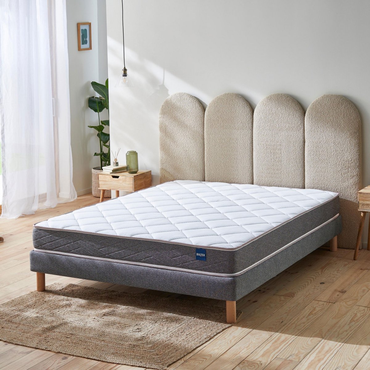 Matelas en mousse, accueil ferme- EXACT 4 blanc, BULTEX