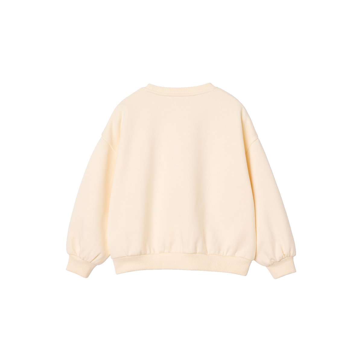 Sweat manches longues vanille, VERTBAUDET