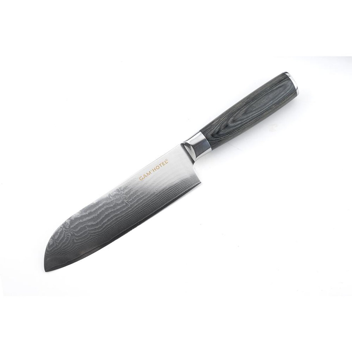 Couteau santoku 29,5cm - Damarus couleur unique, GAM HOTEL
