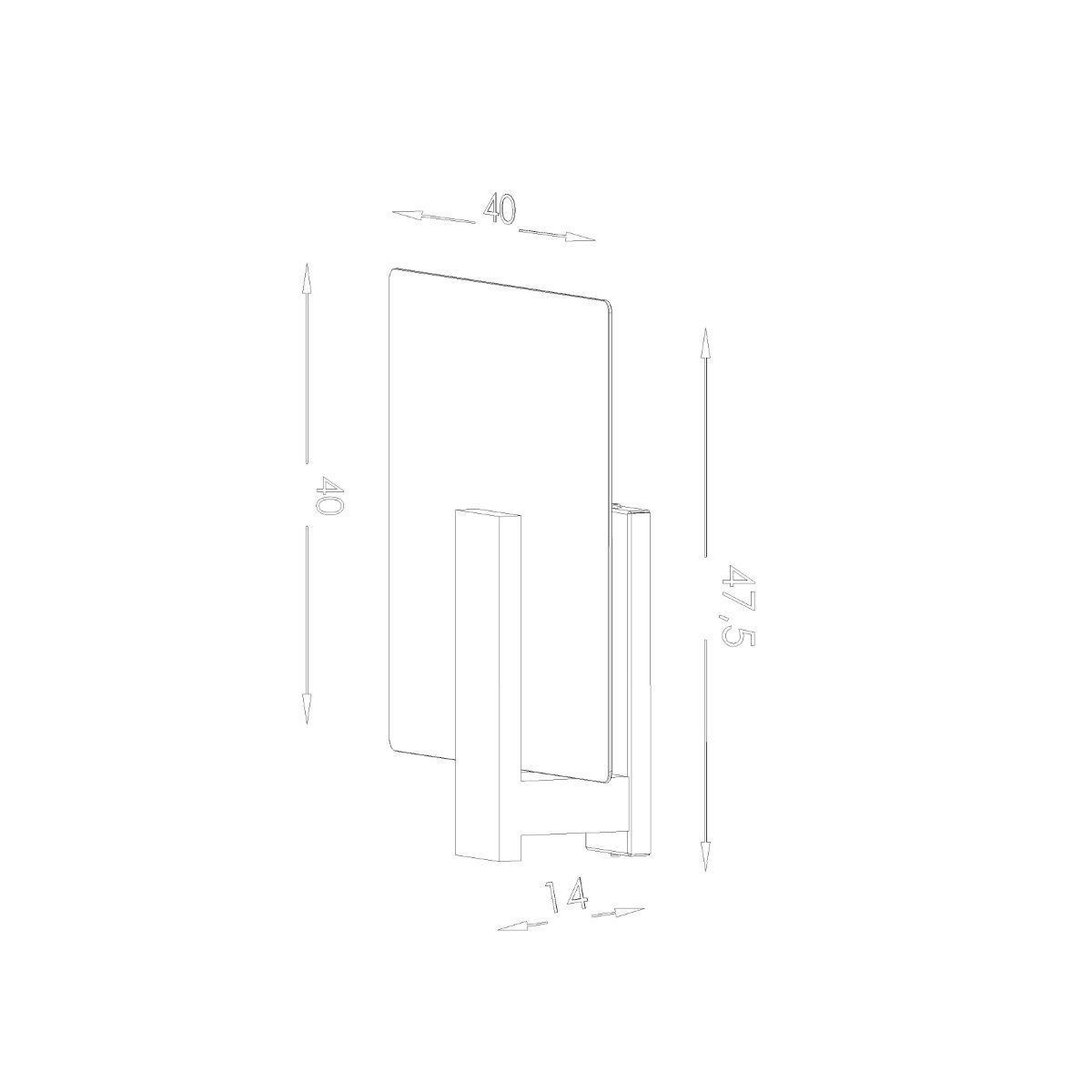 Plafonnier Bois Blanc E27 2 Lappo blanc, EDEN