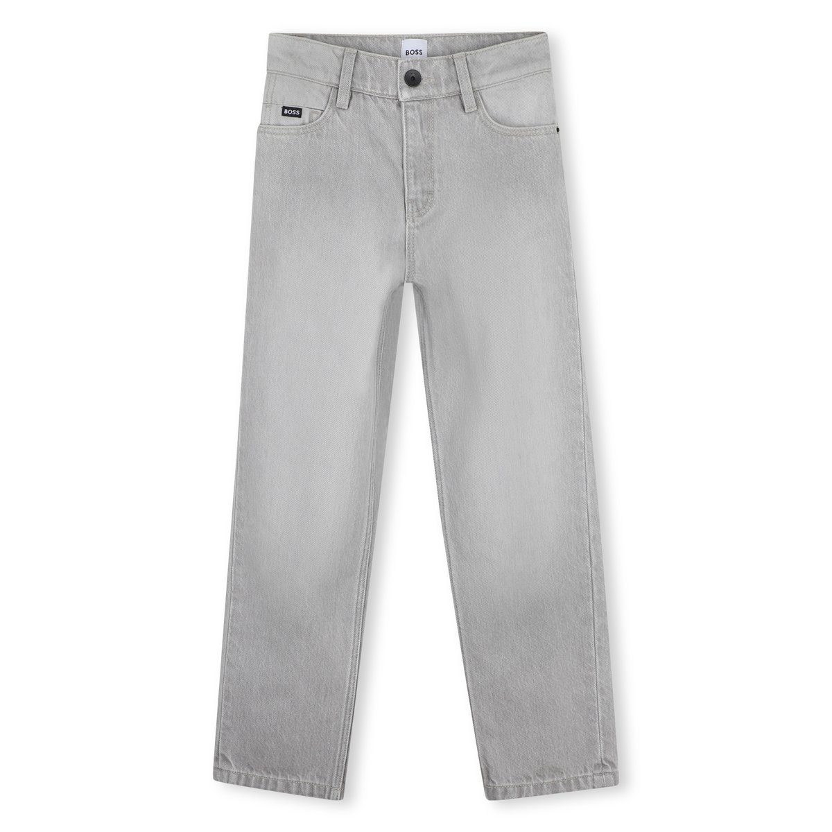 Pantalon en denim denim gris moyen, BOSS KIDSWEAR