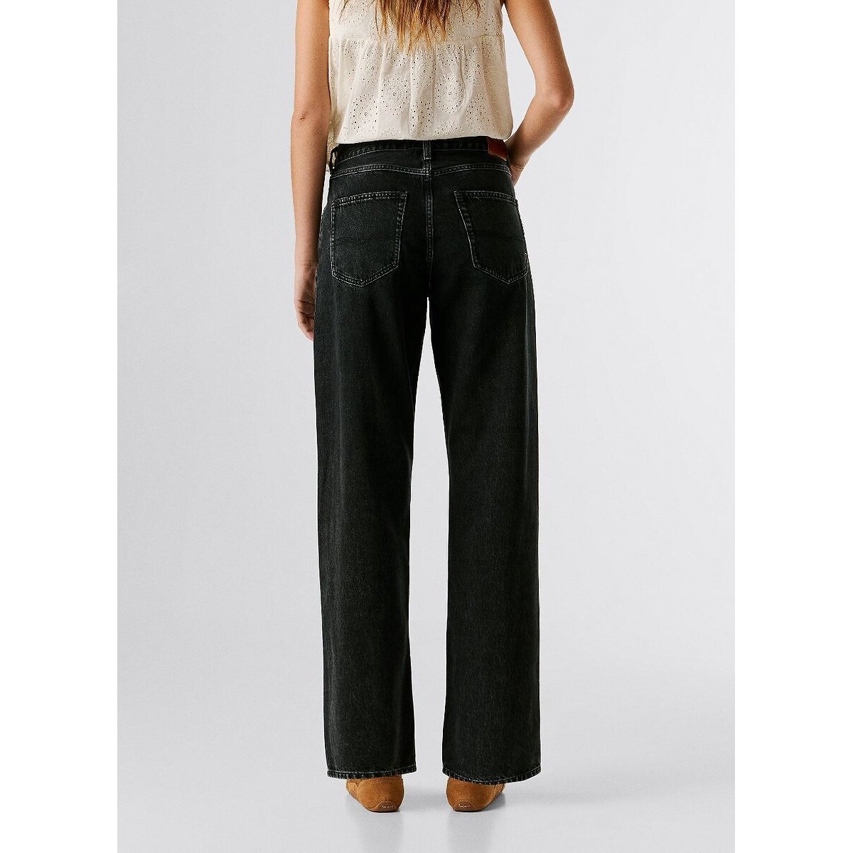 Jean boyfriend, Craft stone wash deep black, PEPE JEANS