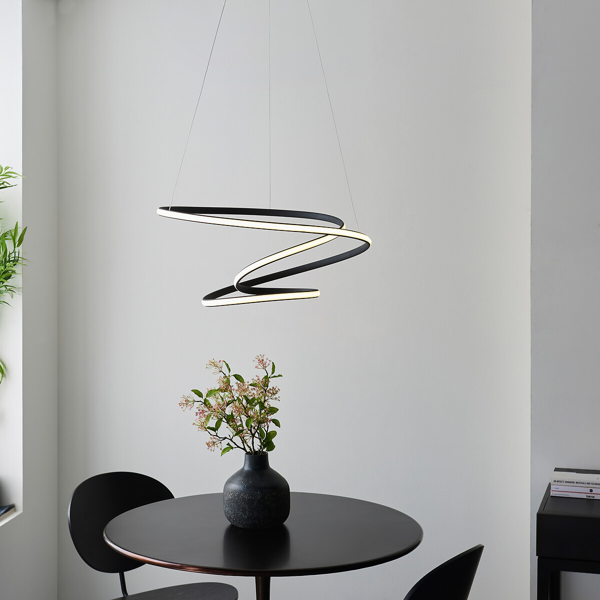 Dunehill Contemporary Warm White LED Pendant Light black, ÉDITÉ