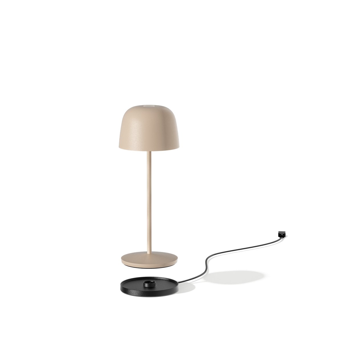 Lot de 6 Lampes de table avec socle 6x SOPHIA crème, LUMISKY
